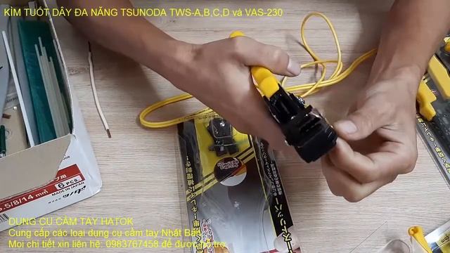 Kìm tuốt dây đa năng Nhật bản TSUNODA cao cấp TWS-A, B, C, D và VAS-230 - Dụng cụ cầm Tay Hatok смотреть онлайн
