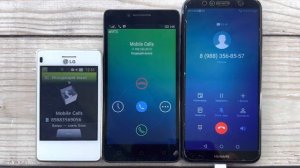 Incoming Call Lenovo 6010 & LG T370 old small phone / Outgoing Call HUAWEI Y6 2018