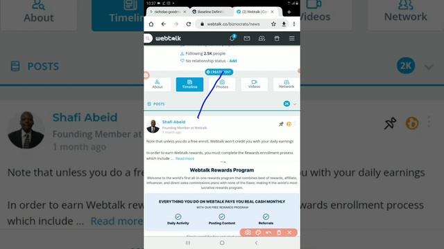 How to invite people in Webtalk and the monetary benefits you get by doing that смотреть онлайн