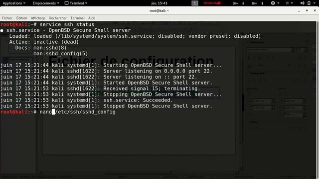 Configuration serveur ssh Ubuntu debian смотреть онлайн