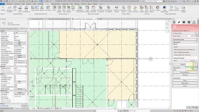 Flächenheizung in Revit - LINEAR für Autodesk Revit смотреть онлайн
