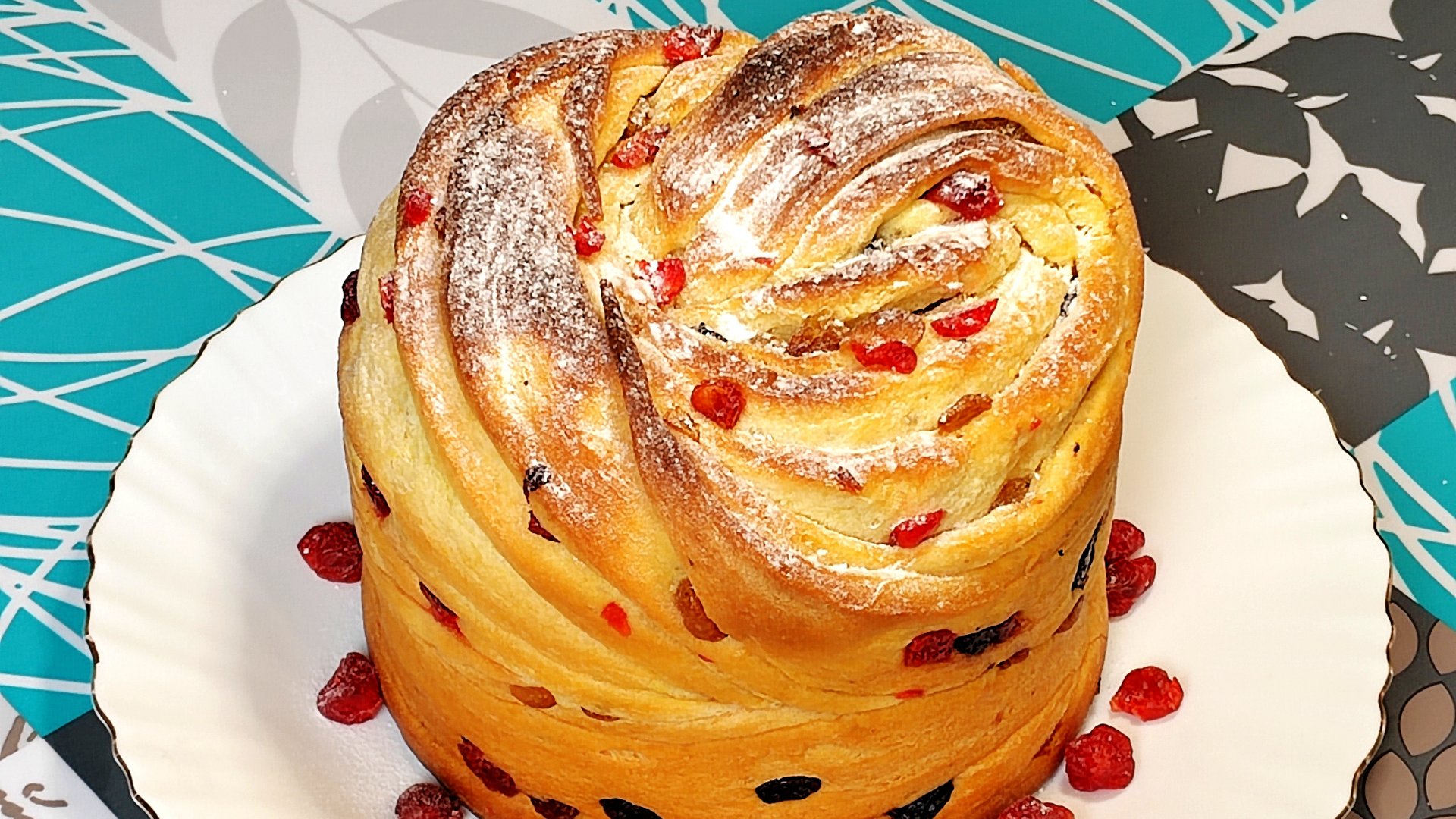 Кружевной Пасхальный Кулич _Краффин_ _ нежный как пух, очень красивый и невероятно вкусный! смотреть онлайн