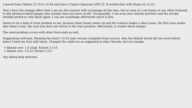Unix & Linux: Scanimage works, but Xsane or any other UI does not смотреть онлайн