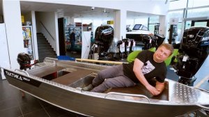 Лодка Тактика 390 Р | Румпельная алюминиевая лодка под мотор 5 - 20 лс