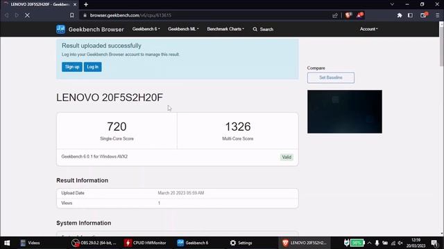 Laptop Thermal Testing With Geekbench смотреть онлайн