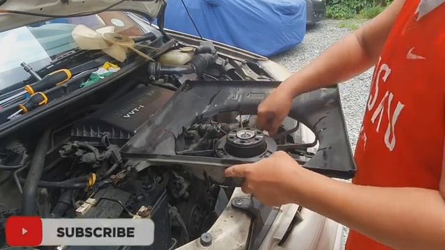 OVERHEATING | HOW TO REPLACE THE RADIATOR FAN MOTOR OR FAN BLADE | TOYOTA AVANZA смотреть онлайн