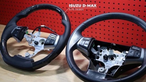 Isuzu D-Max Steering Wheel Removal and PVS Elite Carbon Steering Wheel Install Video
