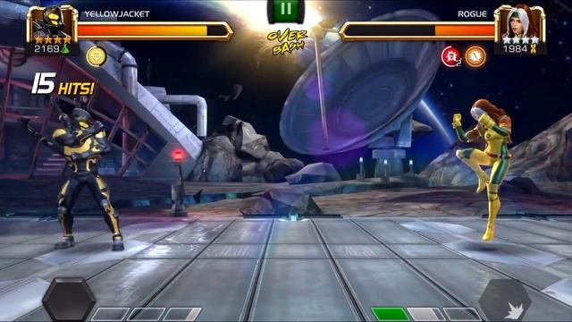 MARVEL Contest of Champions- Gameplay New/Rogue/Yellowjacket/Attacks/Skills-Android & iPhone 7-HD смотреть онлайн