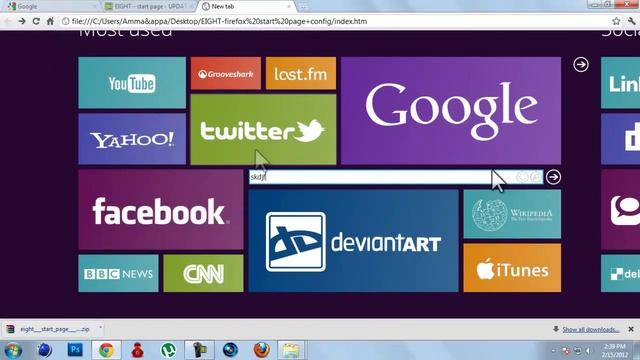 Make FIREFOX/Chrome look like Windows 8 смотреть онлайн