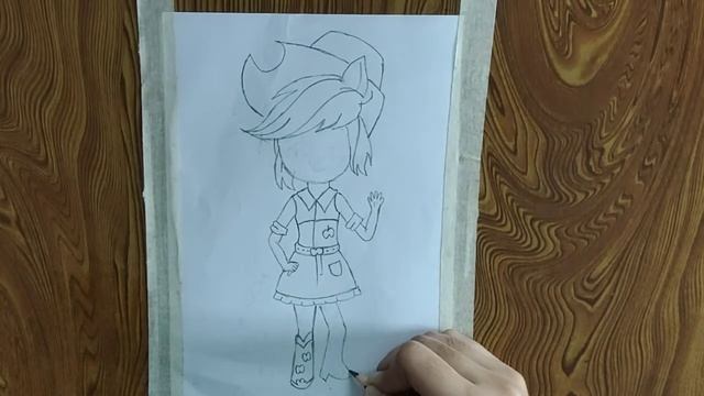 how to draw mlp Apple jack cute and easy| how to draw cute girl | how to draw mlp eg Apple jack смотреть онлайн
