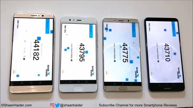 Huawei Mate 10 Pro vs Mate 10 vs P10 Plus vs Mate 9 - BENCHMARK COMPARISON смотреть онлайн