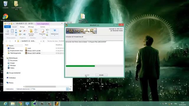 Installation et Crack Winrar 5.0.0/5.0.1 - 64 et 32 bits - rapide - facile - HD - FR смотреть онлайн
