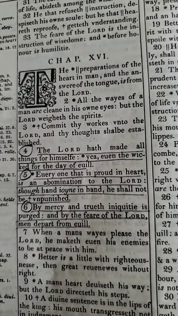 Proverbs 16 & 4 The Lord made good and evil. смотреть онлайн