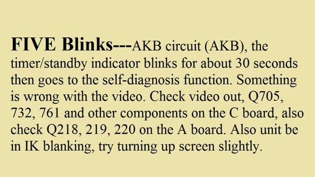 SONY LCD & LED TV BLINKING ERROR CODE LED REPAIR TIPS UPDATE BY ALL ERROR CODE