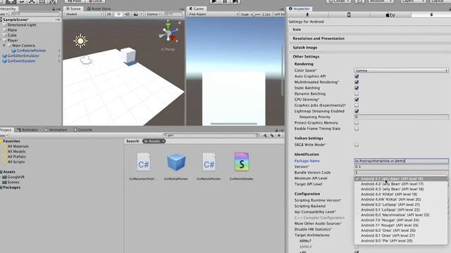 Unity GoogleVR Android Build смотреть онлайн