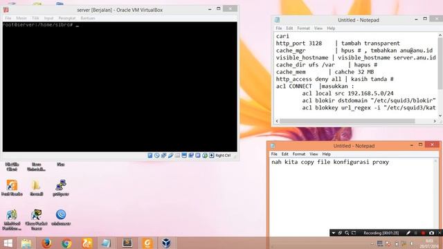 Konfigurasi Proxy debian 8 www sibro21 org PART 1 смотреть онлайн