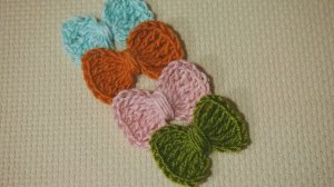 Как связать бантик крючком.Вязание для начинающих. Вяжем крючком быстро и легко Урок 95