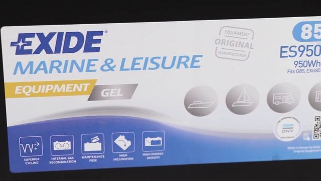 АКУМУЛЯТОР ГЕЛЕВИЙ 12V 85AH 450A EXIDE GEL L+ SCANIA EURO 6 235*175*350MM смотреть онлайн