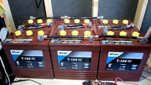 Battery Bank 6v 12v Series Parallel For RV Camper Van Solar Off Grid Cabin Tiny House смотреть онлайн
