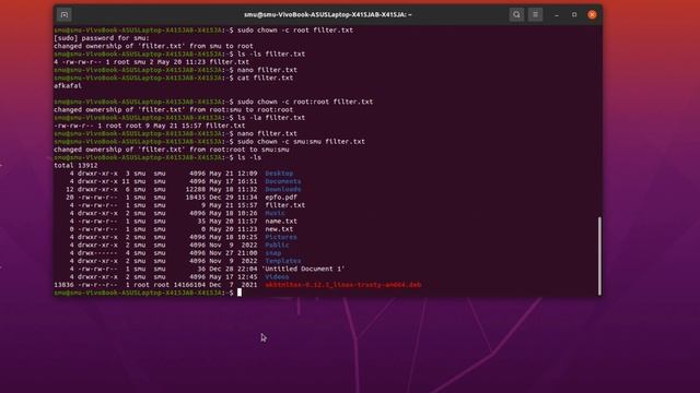 file ownership in linux || chmod chgrp command || file permissions in linux day with Sam смотреть онлайн