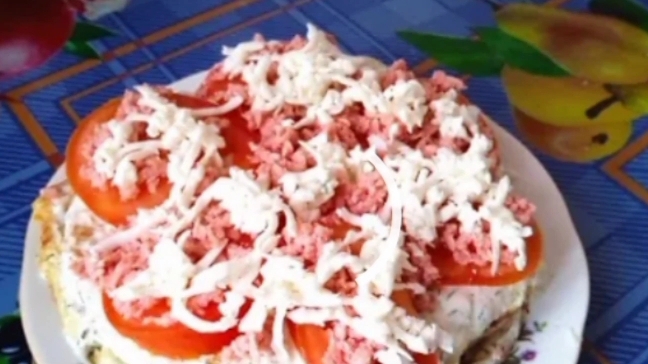 ОВОЩНОЙ ТОРТИК, А.. ВКУСНО!!! смотреть онлайн