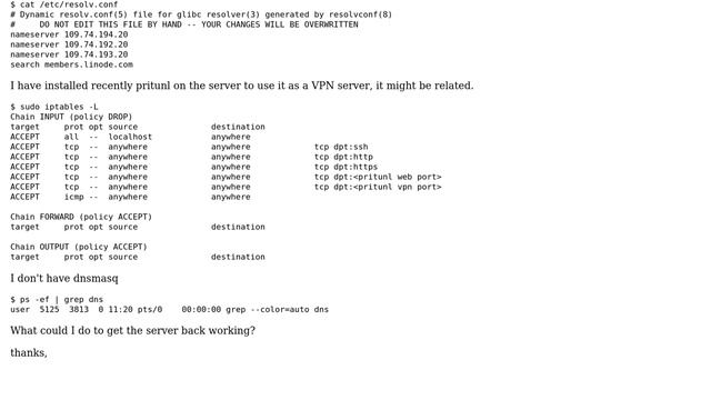 DNS not working on ubuntu server 14.04 смотреть онлайн