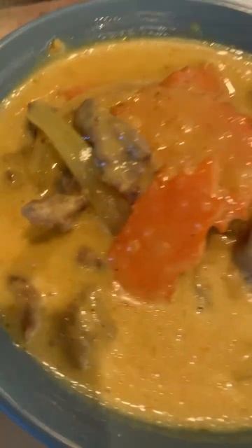 #1759 Food Shorts: Beef Yellow Curry! Thai Bowl, Gilbert, AZ! $9.99 🍻#shorts #thaifood #curry #food