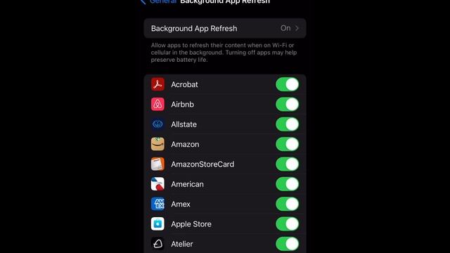 How To Turn On/Off Background App Refresh On iPhone смотреть онлайн