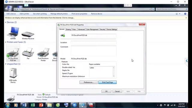 Support Khách: cài đặt máy in Fuji Xerox P225DB từ xa смотреть онлайн