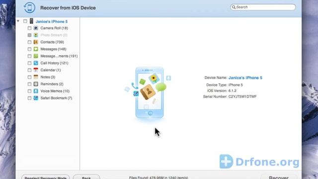 iPhone 5/4S/4/3GS Recovery: How to Recover Contacts from iPhone directly without iTunes Backup смотреть онлайн