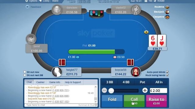 Poker Series #3 - Fight Back From A Terrible Start In SkyPoker Cash Game 0.50/1.00 смотреть онлайн