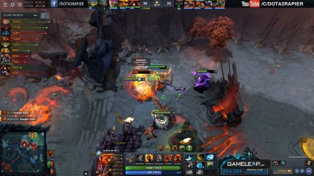 Miracle Try Hard with Ember Spirit and Phantom Assassin Dota 2 смотреть онлайн