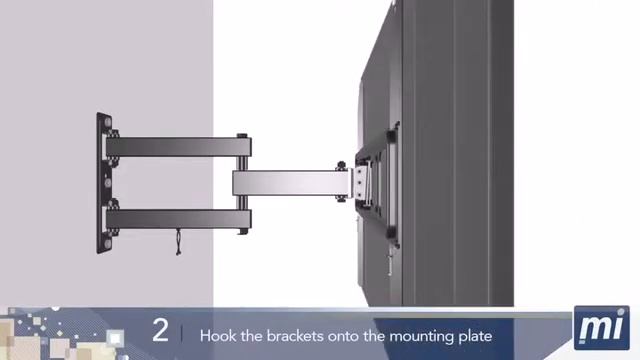 Mount-It! Full Motion TV Wall Mount Arm With 24 Inch Extension Fits 32 to 55 Inch TVs смотреть онлайн
