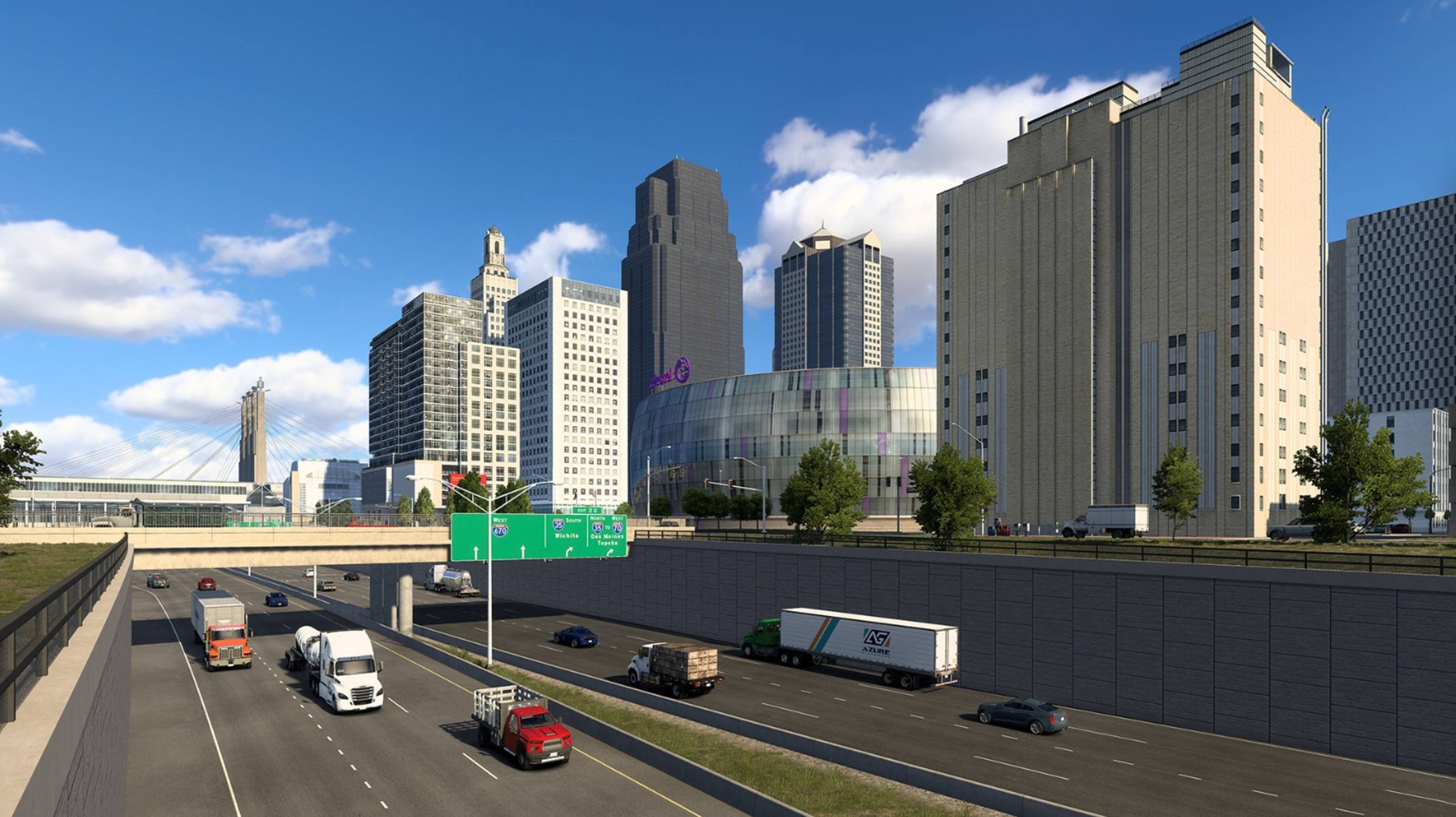 American Truck Simulator. 1.54. Миссури ивент. MOZA R5 смотреть онлайн