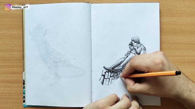 Рисую в СКЕТЧБУКЕ 7\80. Скетч "Father" смотреть онлайн