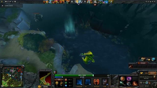 Dota 2 - Na`Vi Dendi plays Dragon Knight (Mid lane) смотреть онлайн