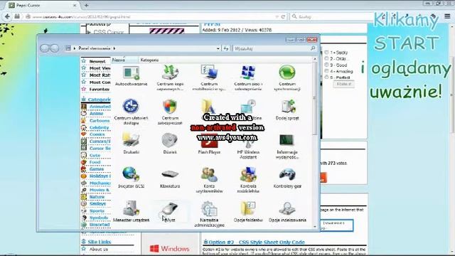 Jak zmienić kursor myszki w Windows Xp,Vista,7,8 смотреть онлайн