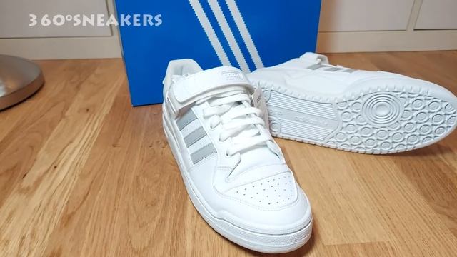 Adidas Forum Low - White / Grey смотреть онлайн