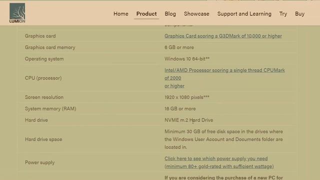 System Requirements for Lumion 10 смотреть онлайн