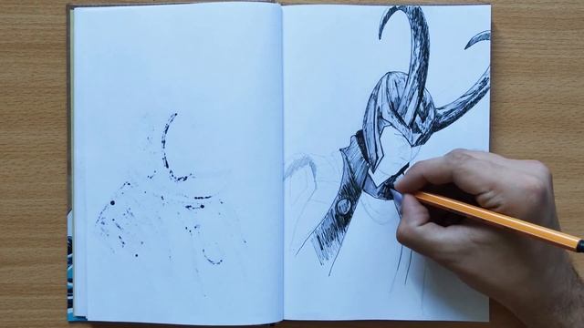 ЛОКИ. Рисую в СКЕТЧБУКЕ "Локи из Мстителей" 9/80 смотреть онлайн