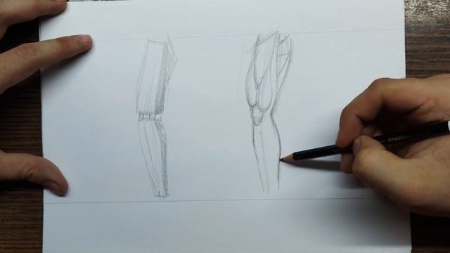 Как рисовать в стиле комиксов. Как нарисовать НОГИ супергероя. УРОК 2 смотреть онлайн