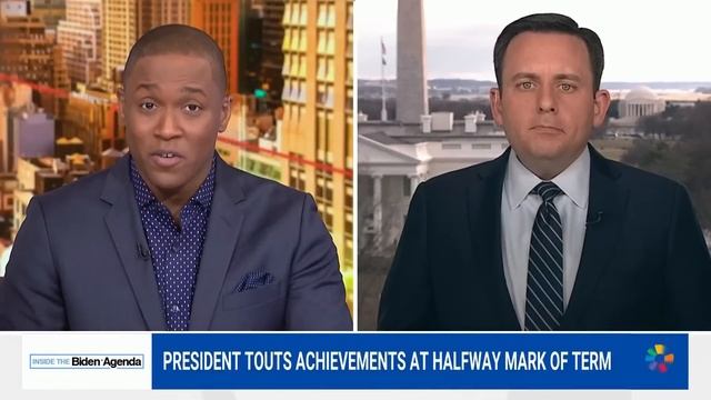 Biden touts presidential achievements at term halfway mark смотреть онлайн
