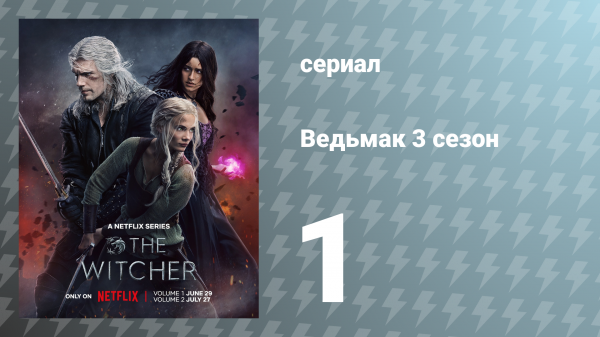 Ведьмак 3 сезон 1 серия (сериал, 2023)