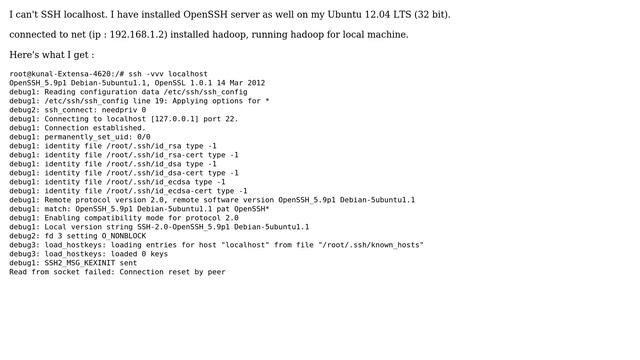 Ubuntu: Can't SSH localhost смотреть онлайн