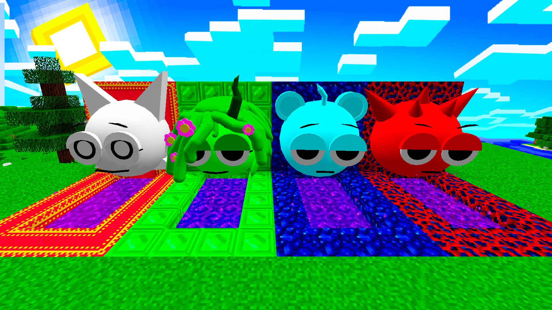 НОВЫЕ НЕОБЫЧНЫЕ ПОРТАЛЫ СО СПРУНКАМИ В МАЙНКРАФТ смотреть онлайн