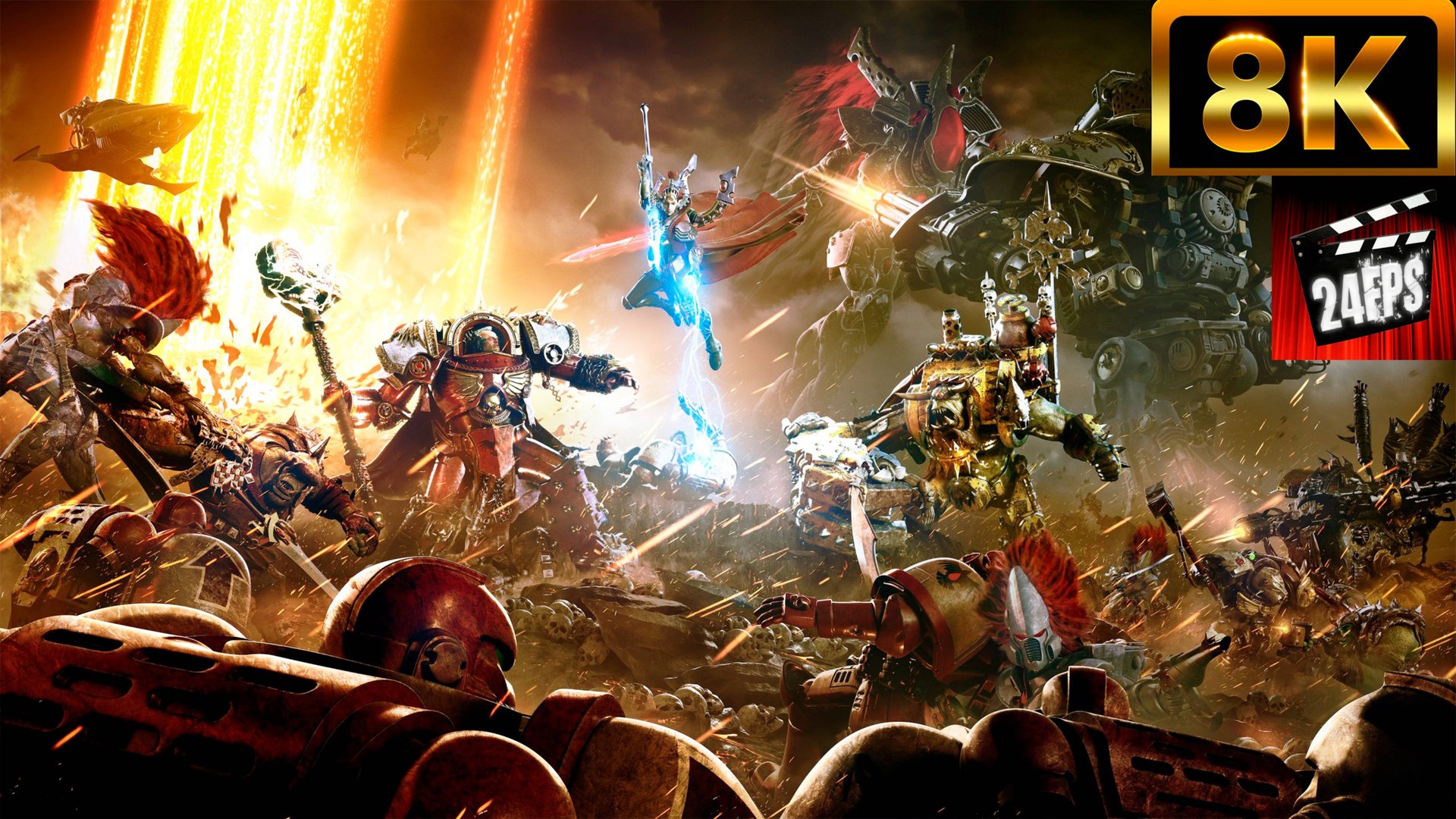 Warhammer 40,000: Dawn of War III - All CGI Cinematics ( "Special" 8K) смотреть онлайн