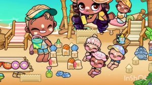 🏖️НАШ ДЕНЬ НА ПЛЯЖЕ🏖️ 🤕Обгорели 🤕 АВАТАР ВОРЛД 🌸 ВЛОГ 🩷 РУТИНА 🌷 Avatar world 🌎🌍 vlog 🌷 routine 🌷