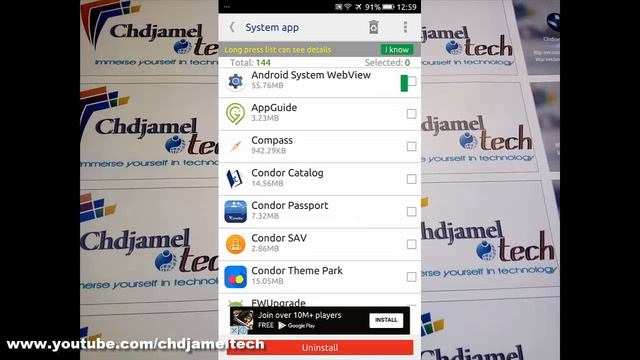 شرح كيفية حذف تطبيقات النظام المنصبة مسبقا في الهاتف смотреть онлайн