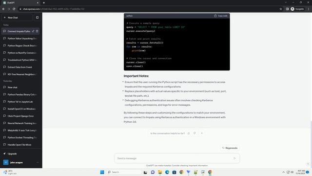 Issues Connecting to Impala Kerberos Hadoop Windows Python 3 6 смотреть онлайн