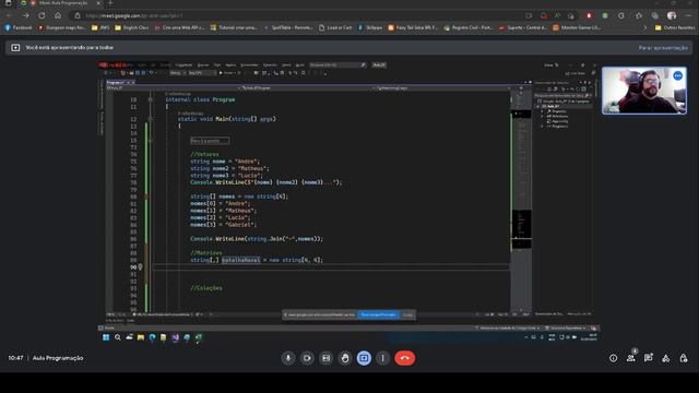 Aula 07 - Coleções смотреть онлайн